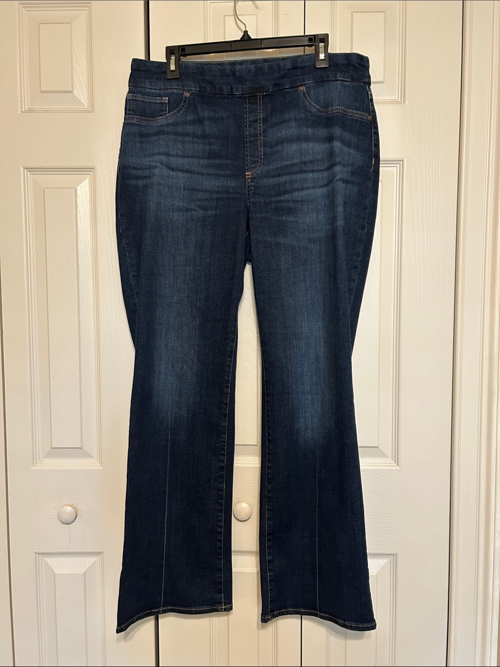 Chico's Pull-On Slim Boot Flare Stretch Jeans ~ Sz 2.5 / 14